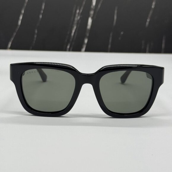 NEW GG1670SK 001 GUCCI SUNGLASSES BLACK HAVANA GREY UNISEX EYEWEAR GUCCI - Picture 4 of 12